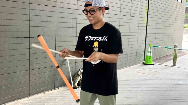 本番に向けて練習　ジャグリング個人レッスン